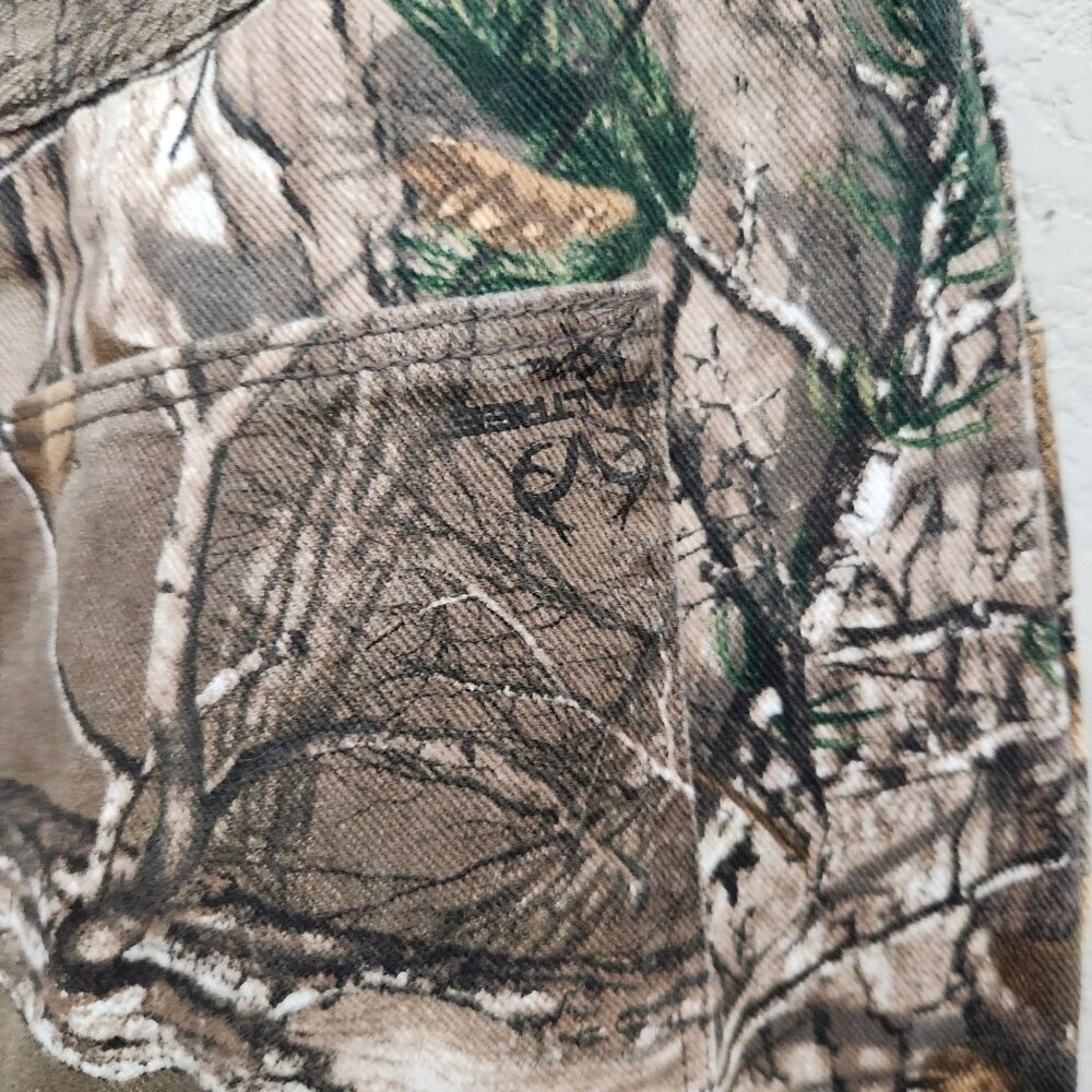 Realtree Mens Camouflage Hunting Pants 32x30 (acutal 29) Cotton Outdoor Gear Dur - Picture 3 of 14